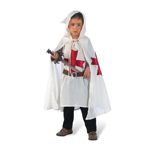Limit Sport - Disfraz de templario medieval para niño (MI711)