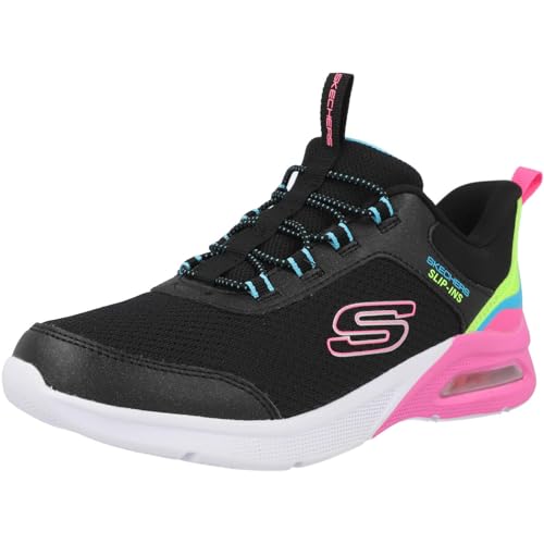Skechers Girl's Microspec Max-Color Trifecta Sneaker