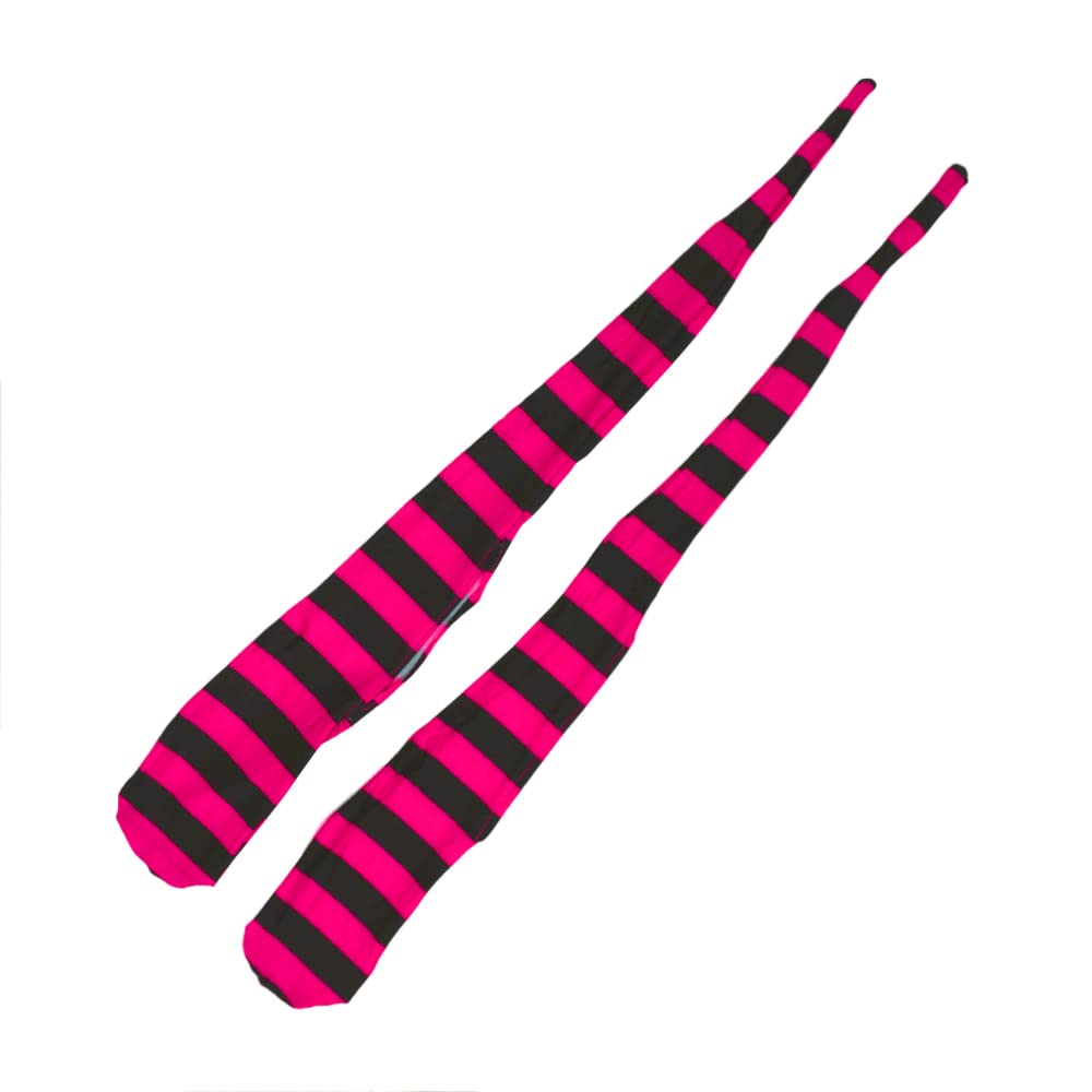 Cascade JugglingPoi Socks - Stretchy Trainer Sock Poi - Ideal For All Levels (Pink and Black)