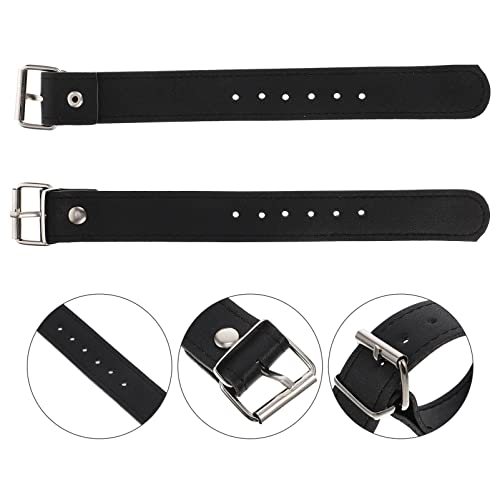 Bicycle Basket Straps s Bicycle Wicker Basket Strap, 2pcs Adjustable Strap for Scooter Basket, Black, 22.5x3cm - Image 2