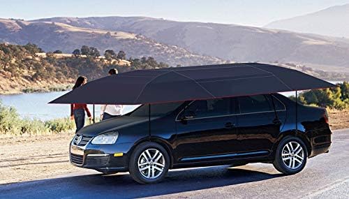 Invezo Impression Car Umbrella/Car Cover/Car Shed - 4 Meter (Sun roof Canopy Cover) (Black)