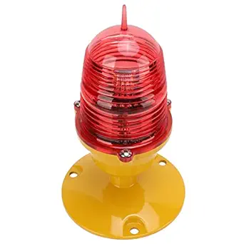 Obstruction Warning Light, Anti Surge IP66 Protection Weatherproof LED Beacon Light for Tall Buildings Towers