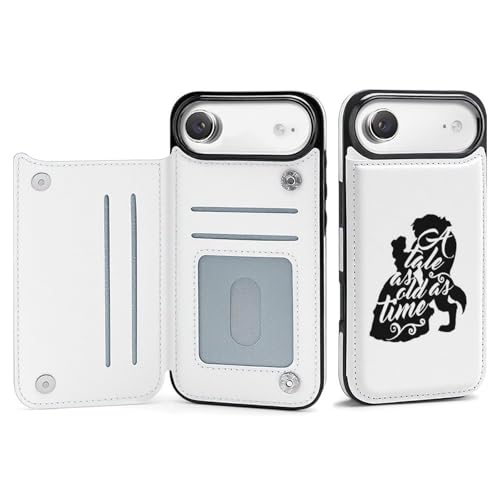 手帳型 美女と野獣 対応 iPhone 17 Air ケース カード収納 スマホケース 財布型 携帯ケース 軽量 全面保護 スタンド機能 誕生日 プレゼント