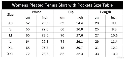 Yknktstc Saia de tênis feminina de 2 peças com bolsos, cintura alta, shorts atléticos, plissados, es