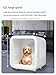 PETEASE 62L Large Capacity Automatic Pet Dryer Box - Smart Temperature Control, Ultra Quiet, Anti-Stress, 360° Efficient, for Cats and Small Dogs (Cube Pet Dryer Box - White)
