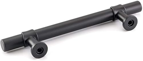 Miniatura 3 de Jaladeras de acero inoxidable para gabinetes de cocina, en forma de T, de color negro para clóset y gabinetes paquete de 15 unidades (LST16BK).