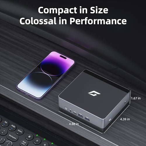 Image of CyberGeek Mini PC N5095A Quad-Core(Beat N5105) Up to 2.9Ghz, Mini Desktop Computer 16GB DDR4 RAM 1TB PCIe SSD, Small PC Supports 4K Dual Display, WiFi, BT, RJ45, 4 USB, VESA for Home Office School