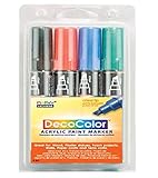 Uchida 315-4A 4-Piece Primary Decocolor Acrylic Set