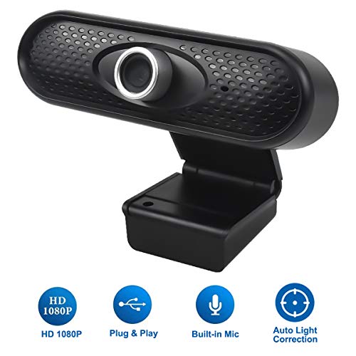 Doryum 1080P HD Webcam with Microphone, PC Laptop Desktop USB Webcams CMOS Sensor