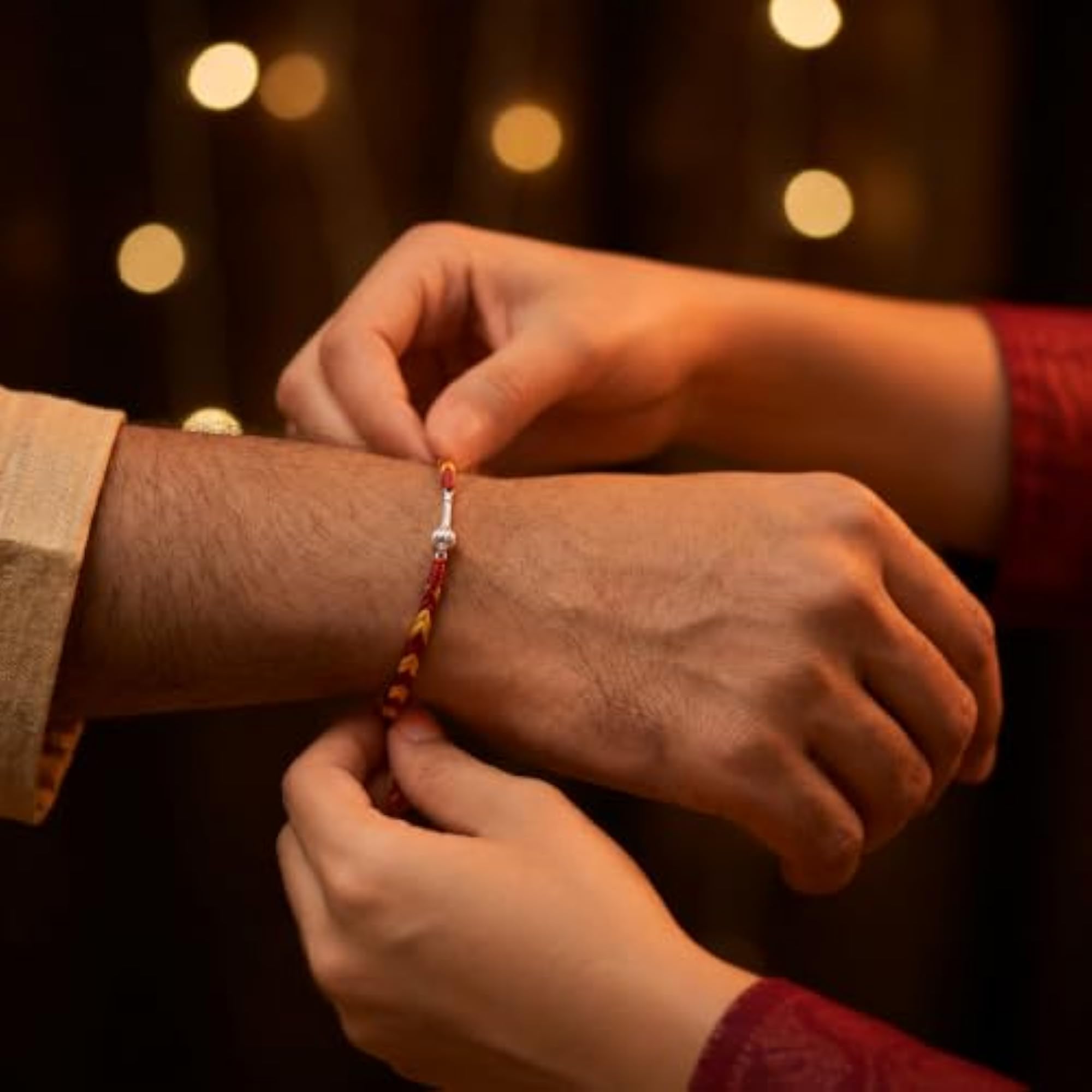 925 Pure Silver Gada Bracelet, Adjustable Spiritual Gift