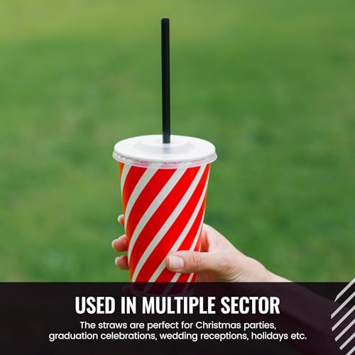500 pitillos de papel negro biodegradables miniatura 5