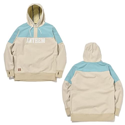 ANTHEM(アンセム) スノーボード ジャケット ANTHEM SHOULDER PATCH HOODIE 2022 Fall&Winter モデル AN2205034 アイボリー L ユニ