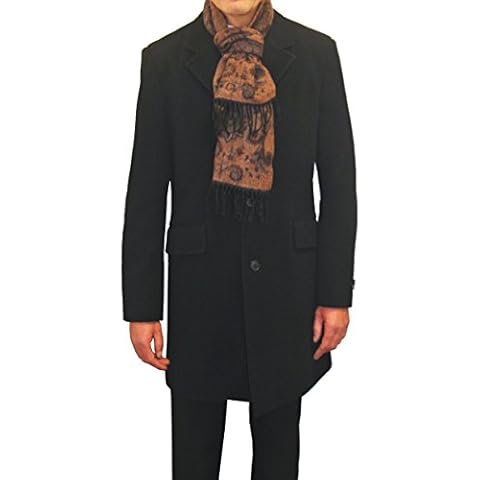 Freiherr von Falkenhausen Herren Kaschmir Wollmantel Mix schwarz blau als Business Kurzmantel S M L XL XXL XXXL 46 48 50 52 54 56 58 60 Cover