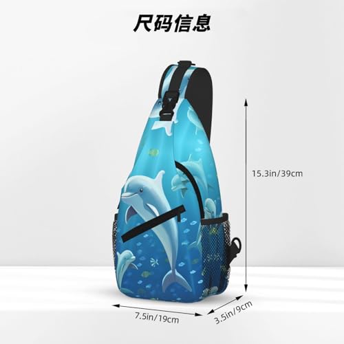 Morrales tipo sling para viaje y senderismo unisex miniatura 4