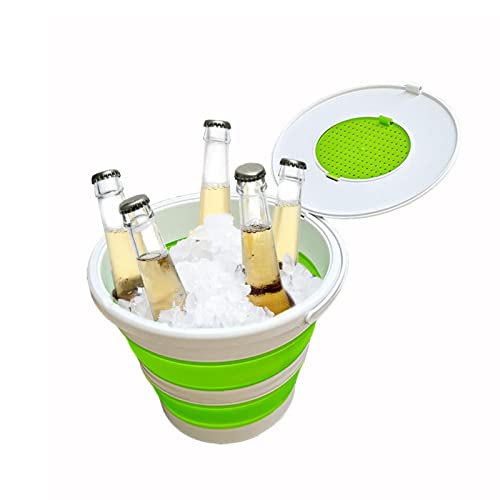 Yiida Secchio da pesca pieghevole da 5 l, 10 l