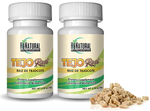 H&NATURAL H&Natural 2Pack! Tejocote Root 180 Pieces, 6 Month Supply Dietary Herbal Supplement, Pure and Natural Raiz de