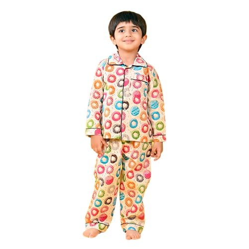 Image of Jam & Sugar Boys Cotton Printed Night Suit Set