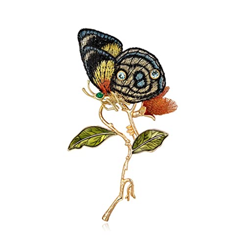 Broche papillon brodée le cadeau de créateur idéal pour sublimer un corsage