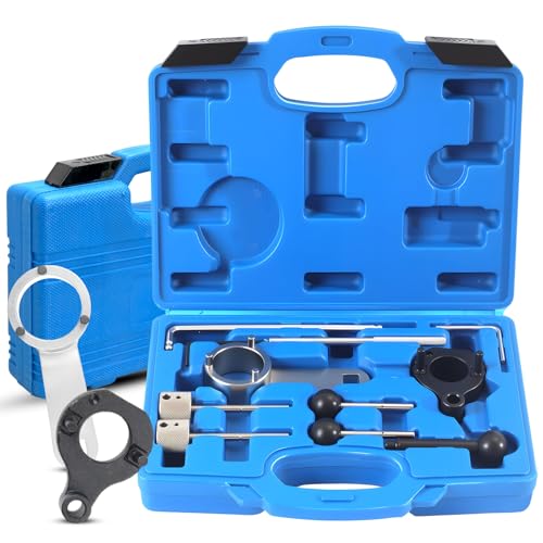 Outils de Calage Distribution Kit Compatible avec VW pour Audi pour SEAT pour Skoda T10264 T10265 T10490 T10051 3359 T10060A pour 1.4 1.6 2.0 TDI CR EA288...