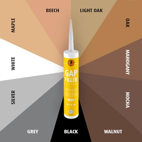 Image of Gap Filler - 310ml (Black) Flexible Filler for Hard Surface Floors