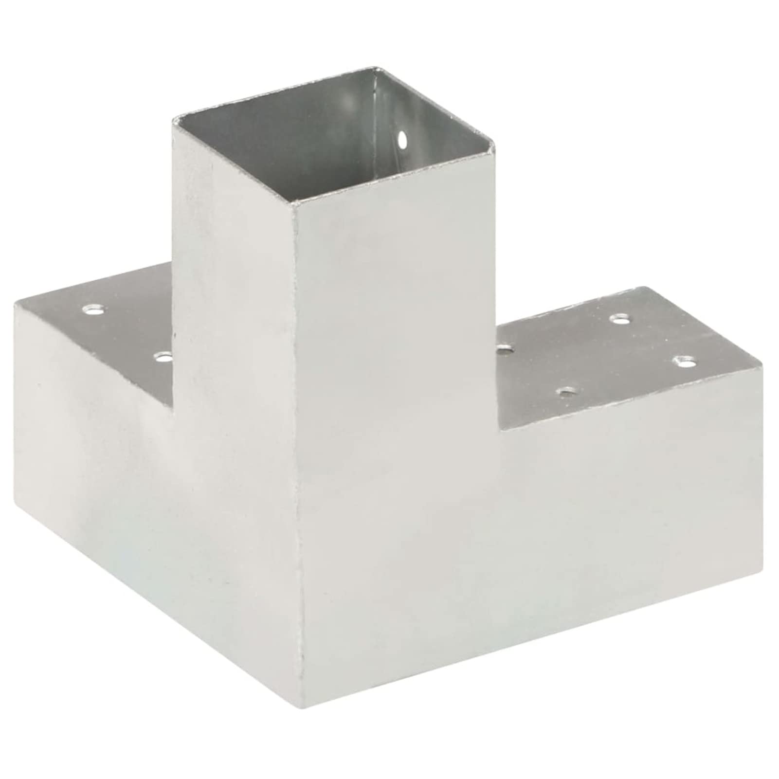 Conectores de Postes en Y 4 uds, Anclajes, Postes, Connex, Metal galvanizado 71x71 mm