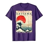 Saitama City Retro Japanese Ukiyoe-e Artwork Saitama T-Shirt