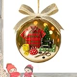 palla neve macchina da cucire – abs 7x7cm | design retrò macchina vintage decorazione albero natale | trasparente ornamenti macchine da cucire per addobbi festivi e regali