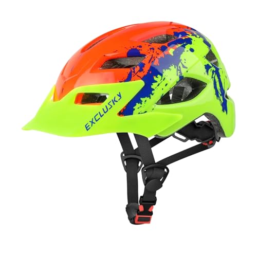 【CE EN1078】Casco da bicicletta per bambini adotta un'avanzata tecnologia di stampaggio monopezzo, che si adatta perfettamente al nucleo EPS antiurto e al guscio in policarbonato di alta qualità IN-MOULD, fornendo una protezione forte e completa per i bambini.