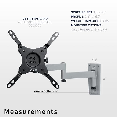 Vivo MOUNT-TVQR1 Quick Release Rv Tv Wall Mount thumb #3