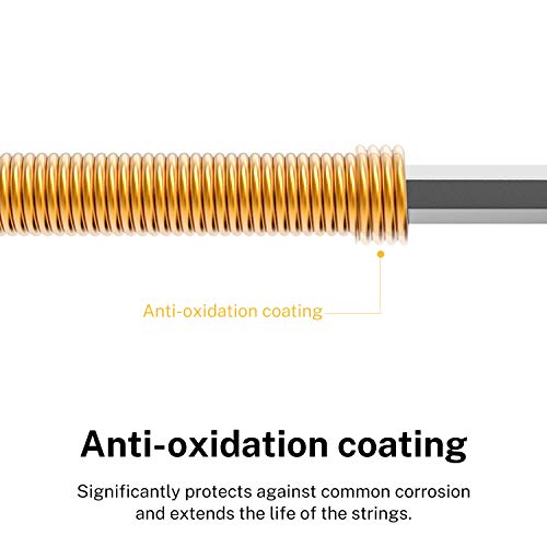 Donner Acoustic Guitar For Beginner Adult Full Size Dreadnought Acustica Guitarra Starter Bundle Kit With Light Acoustic Guitar Strings 5-Pack #TOP7