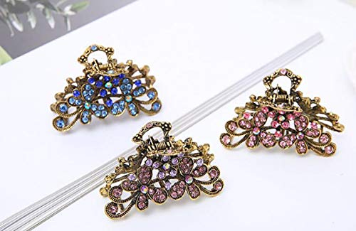 Fodattm - Molletta per capelli con fiori in stile