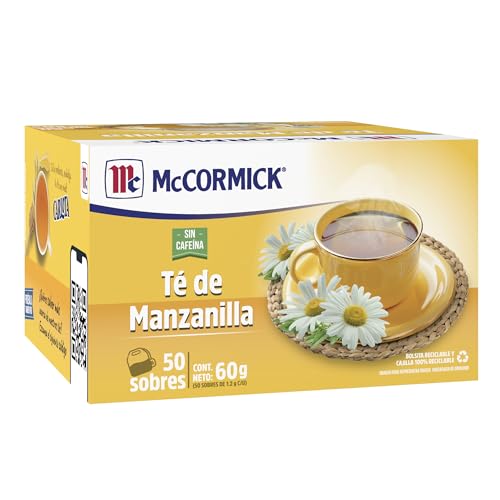 Herbal Plus, McCormick, Té, 50 piezas