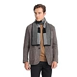 scarf mens style Cadeau pour Homme: Indispensable pour tous, des étudiants aux hommes d'affaires, cette écharpe d'hiver vous tient chaud pendant les saisons froides et constitue un merveilleux cadeau de Noël pour les hommes.
