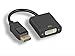 Axiom DPMDVIFK-AX DisplayPort/DVI Adapter - DisplayPort (M) to DVI-I (F) - DisplayPort 1.1a - 1080p Support - Black