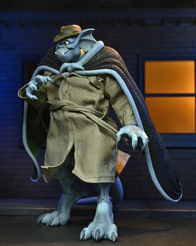 Image of NECA - Gargoyles Ultimate Detective Broadway Silver Falcon (with Closed Wings) Action Figure