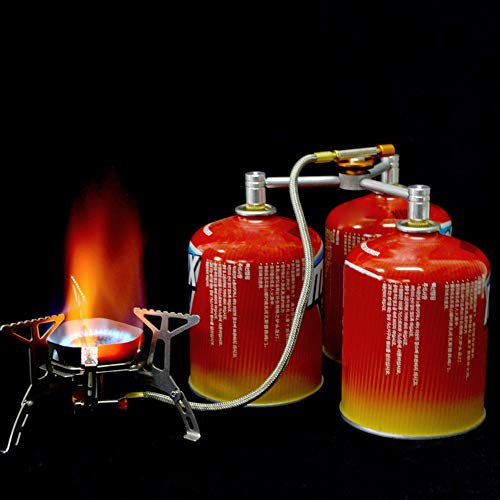 Adaptador de fogão, Romacci Adaptador de fogão Adaptador de Cilindro de Cabeça de Conversão de Três