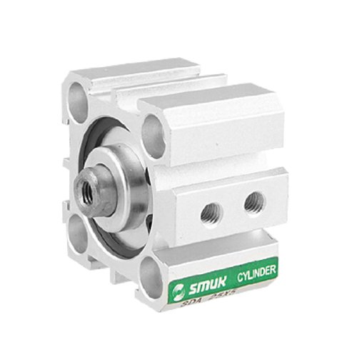 Ruilogod Pneumatische SDA 25x5 Double Action Compact-Druckluftzylinder 25 mm Bohrung 5 mm Hub