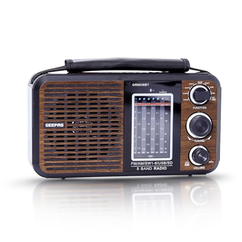 Image of Geepas GR6836 Rechargeable Radio Steel 18 /10