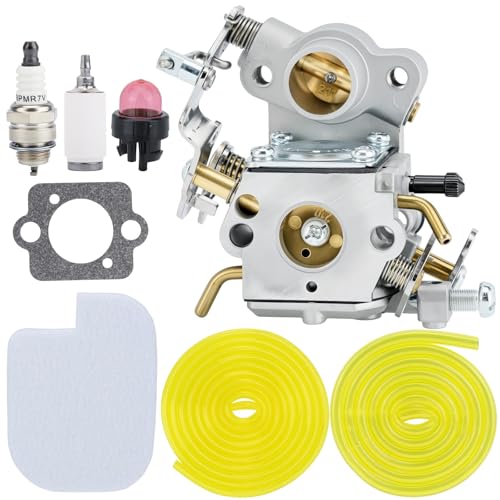 Hipa 545070601 PP4218A Carburetor for Poulan P3314 P3816 P4018 P3416 PP3416 PPB4218 PPB3416 PP4018 PP3516 PP3816 PPB4018 S1970 Power Gas Chainsaw C1M-W26 Carb with 530057925 Filter Tune-up Kit