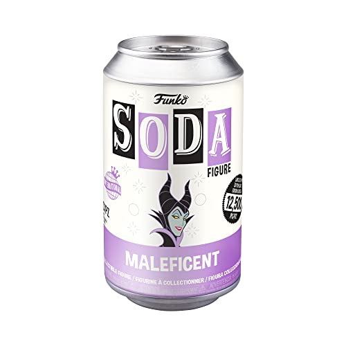 Funko Vinyl Soda: Disney - Maleficent - 1/6 de Probabilidades de Obtener la RARA Variante Chase - (Styles May Vary) - Disney Villains - Figura de Vinilo Coleccionable - Idea de Regalo