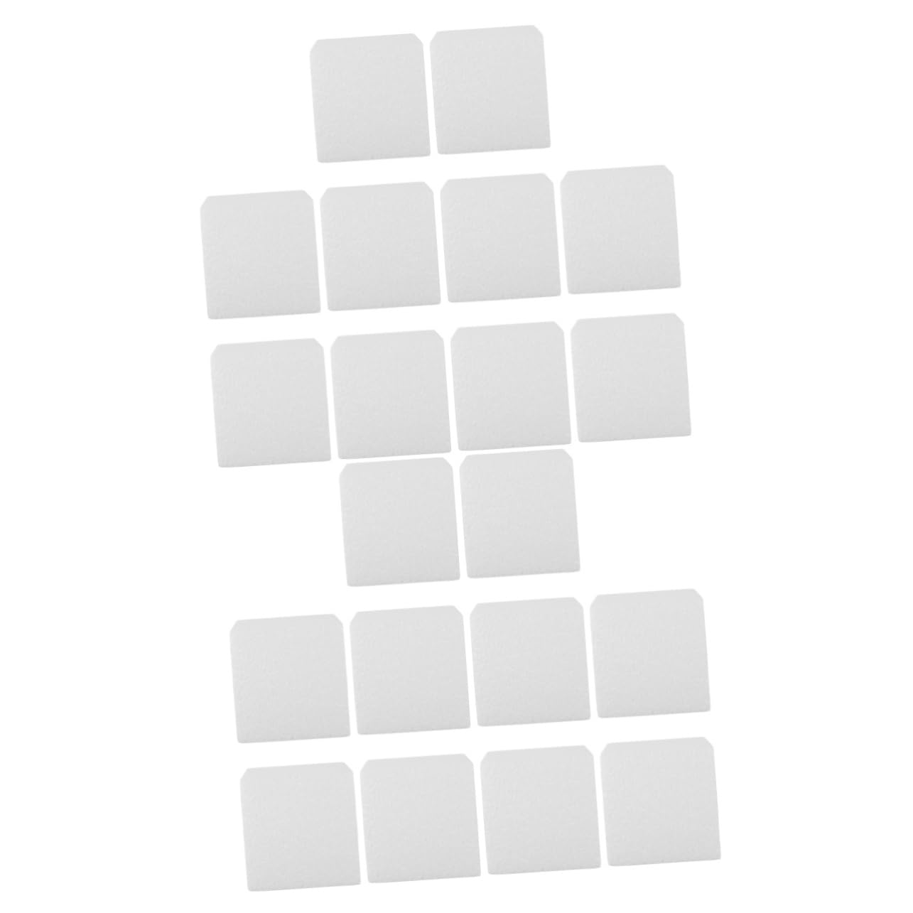 2 Sätze Hochdichte Schaumstoffwürfel Für DIY Bastelprojekte Für Hochzeitsdekorationen Schulprojekte Und Handarbeiten 20 Stück * 2