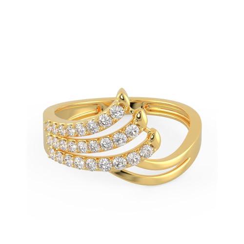 Malabar Gold & Diamonds Gold Ring for Women 22 K | Gold Ring for Women 22k Gold Pure | 22 Kt (916) BIS Hallmark Certified Pure Gold Ring for Birthday, Engagement, Anniversary &... - Image 5