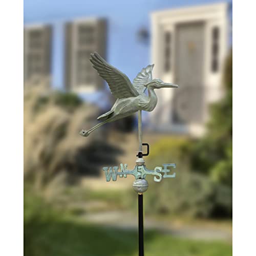 Good Directions GOOD8805V1GD Blue Heron Garden Weathervane thumb #1