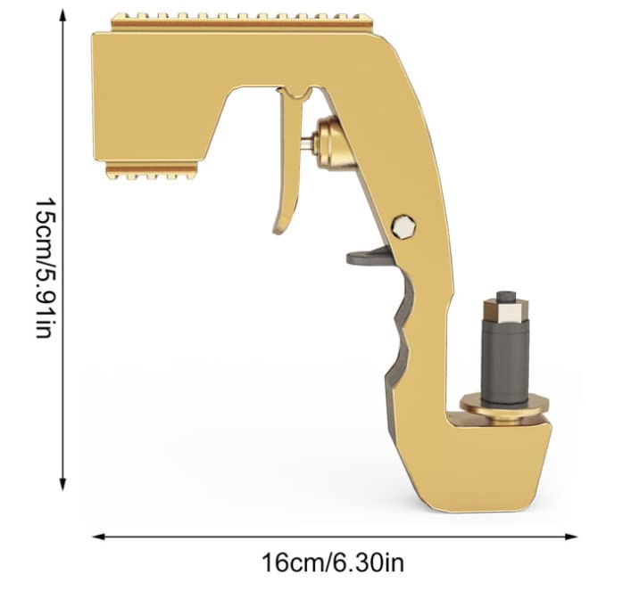 2022 New Champagne Gun, Champagne Gun Sprayer Champagne Gun Shooter Elegant For Wedding Party Kitchen (Gold)