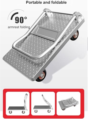 Carretilla plegable para transporte de materiales 70x45cm miniatura 2
