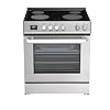 RRE303TS Electric Range Oven with Timer and AirFry Infrared Stove Burners, True Convection, Easy Reach Racks, 30″, Stainless Steel