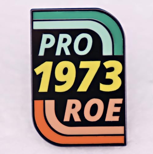 Image of Roe v Wade 1973 Pro Choice Abortion Reproductive Rights Women Body 1.2 inch Enamel Pin Badge
