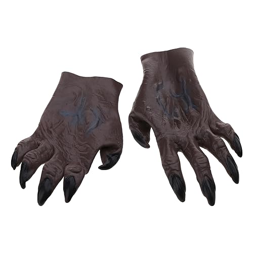 Guantes de lobo cómodos que no pican para disfraces infantiles 3
