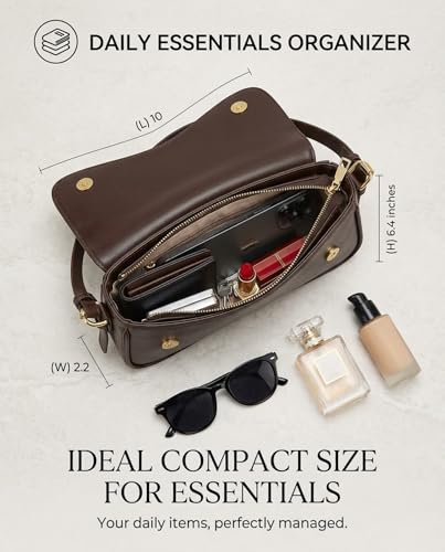 Image of Amszke Shoulder Bag for Women Y2K Crossbody Purse PU Leather Underarm Handbag 2 Adjustable Strap for Daily Commute Travel