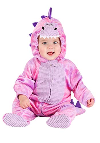 Princess Paradise Baby Girl Sleepy Pink Dino Costume, 3 to 6 Months